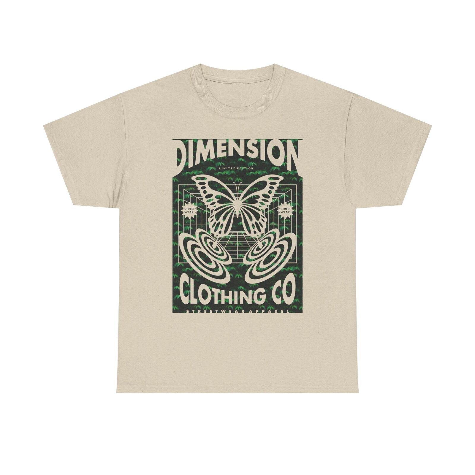 Limited Edition DIMENSION Butterfly T-Shirt Stylish Streetwear Apparel Design