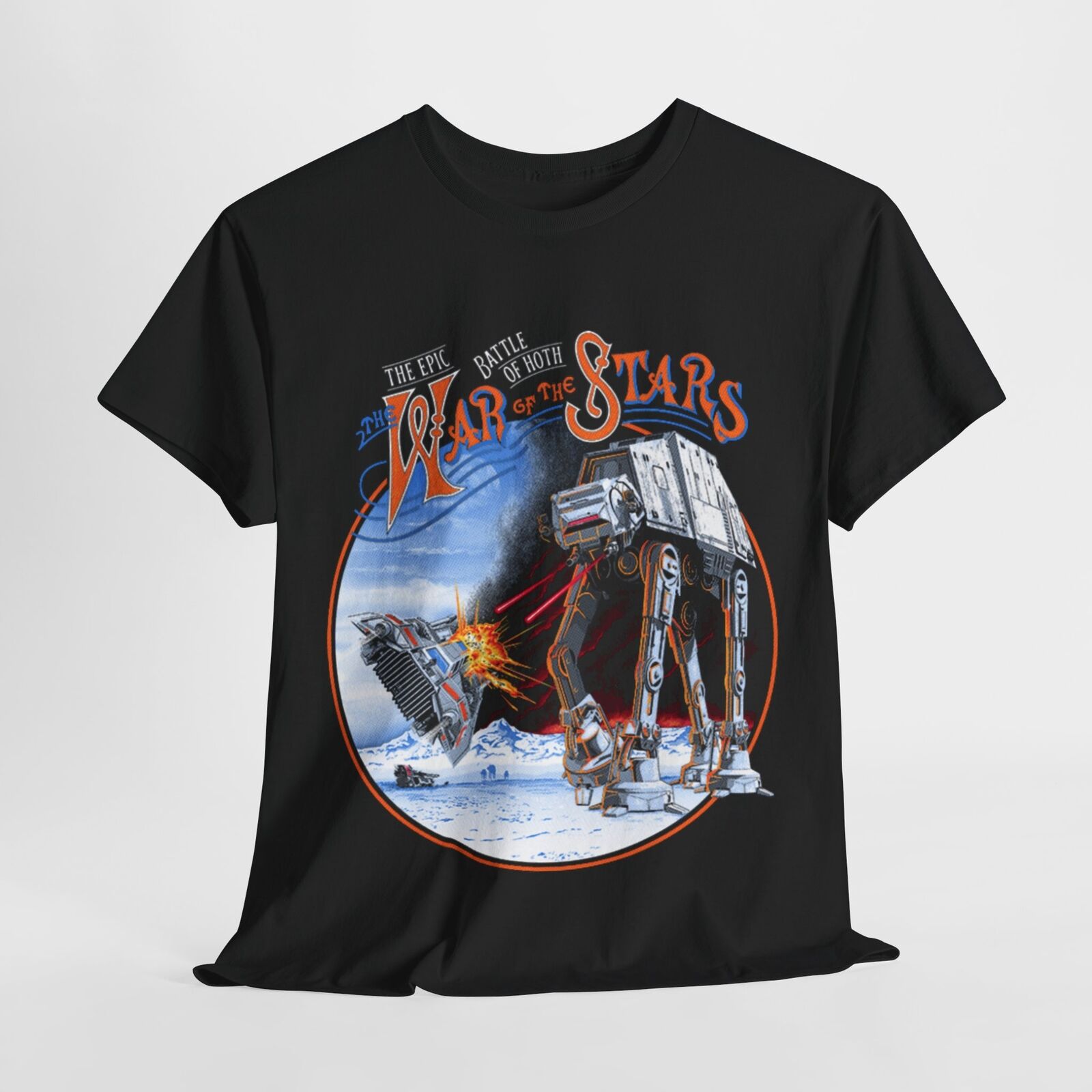 "Star Wars Battle T-Shirt Men's and Women's Unisex Funny Empire Strikes Back"