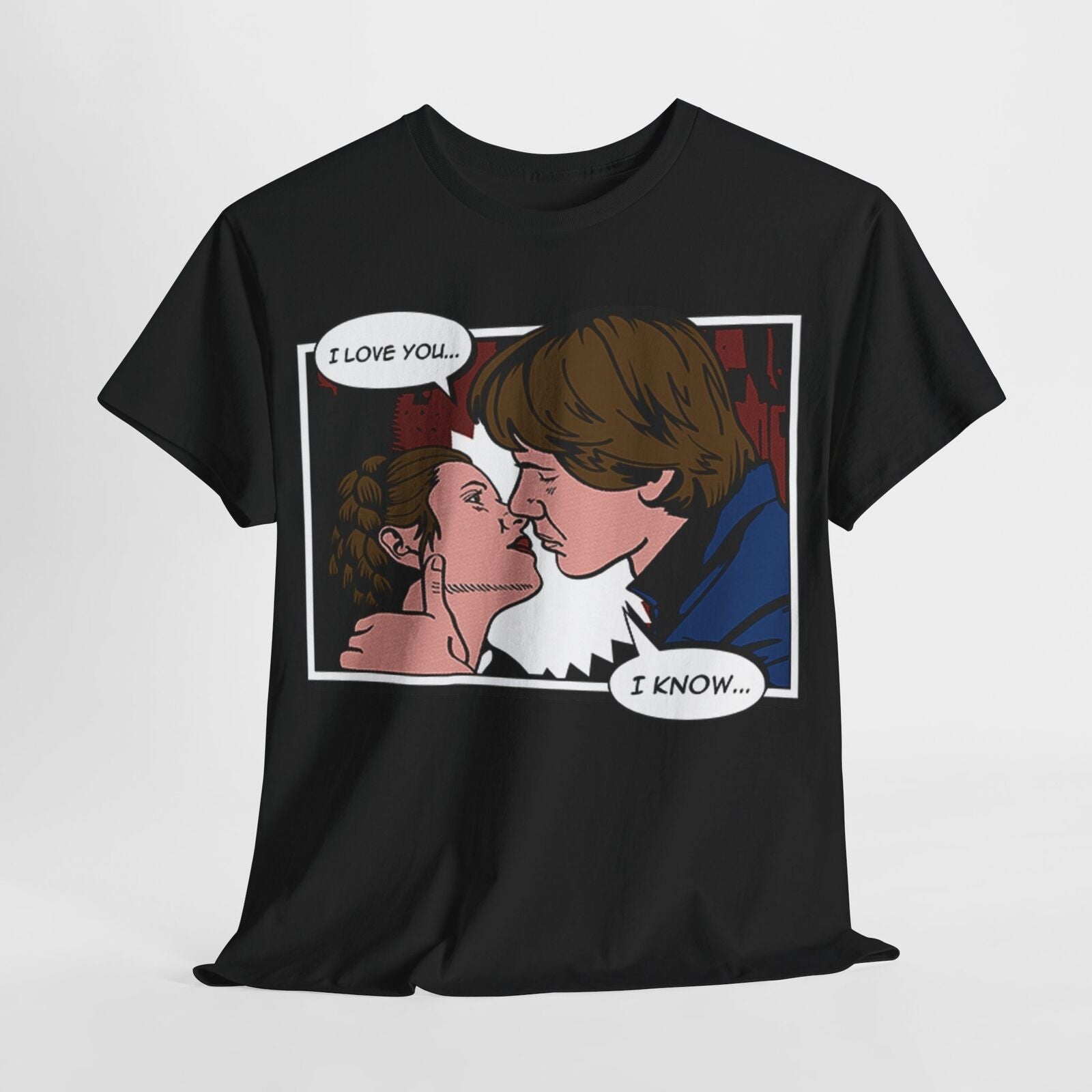Star Wars I Know Funny Graphic T-Shirt Comic Valentines Mens Tee