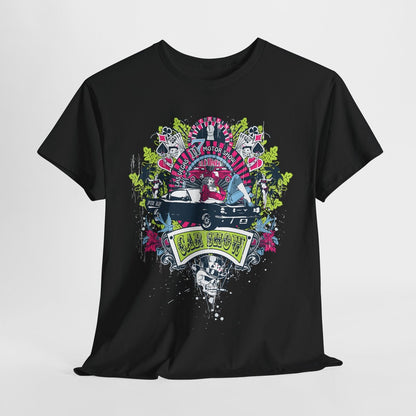 Vintage Car Show T-Shirt: Bold Graphic Design with Glamorous Vegas Vibe!