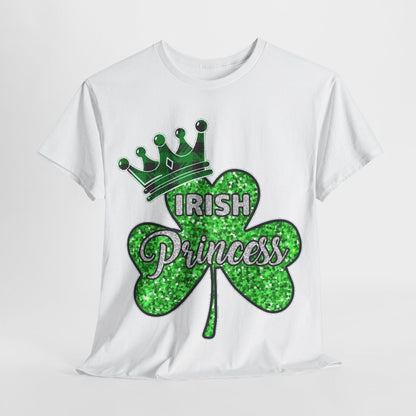 St Patricks Day Irish Princess Women's Graphic Cotton Funny T Shirt Tee Vintage