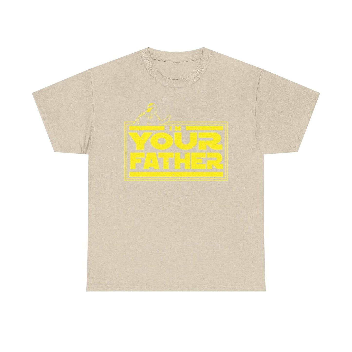 Star Wars 'YOUR FATHER' T-Shirt - Bold Jedi Design in Bright Yellow - Must See