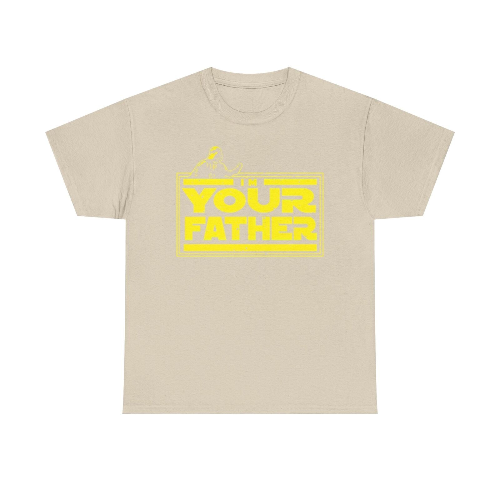 Star Wars 'YOUR FATHER' T-Shirt - Bold Jedi Design in Bright Yellow - Must See