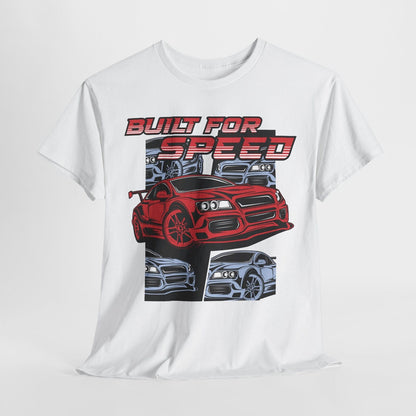 BUILT FOR SPEED: Exciting Race Car Graphic T-Shirt for Passionate Gearheads!