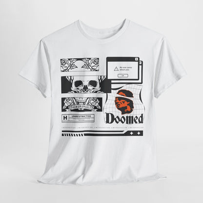 Men's Skull Rose Graphic T-Shirt | Vintage Modern Design Limited Edition Apparel