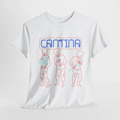 Funny Unisex T-Shirt: Star Wars Cantina Band Neon Design for Men & Women