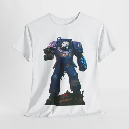"Men's T-Shirt with Bold Sci-Fi Humor: Cosmic Graphic Tee for Epic Casual Style"