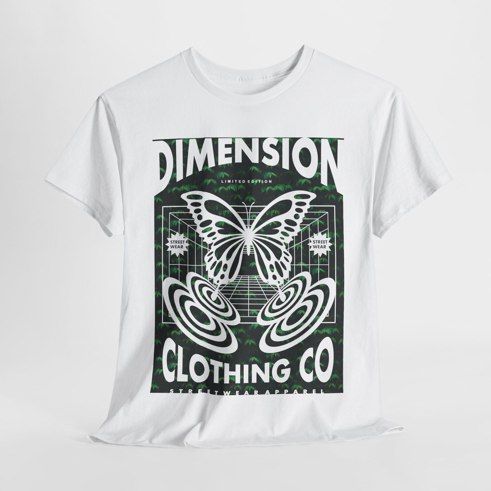 Limited Edition DIMENSION Butterfly T-Shirt Stylish Streetwear Apparel Design