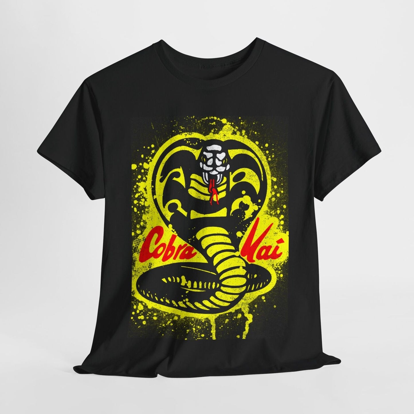 Cobra Kai Unisex T-Shirt - Graphic Tee with Iconic Cobra Logo for All Genders