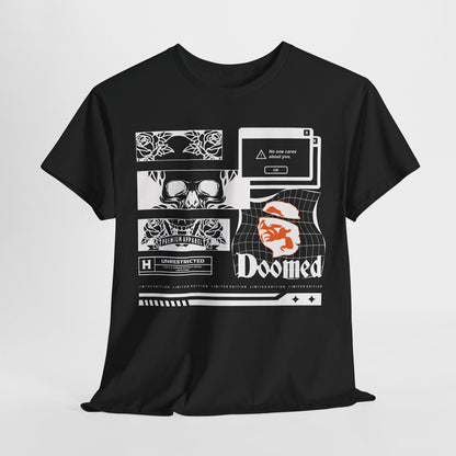 Men's Skull Rose Graphic T-Shirt | Vintage Modern Design Limited Edition Apparel