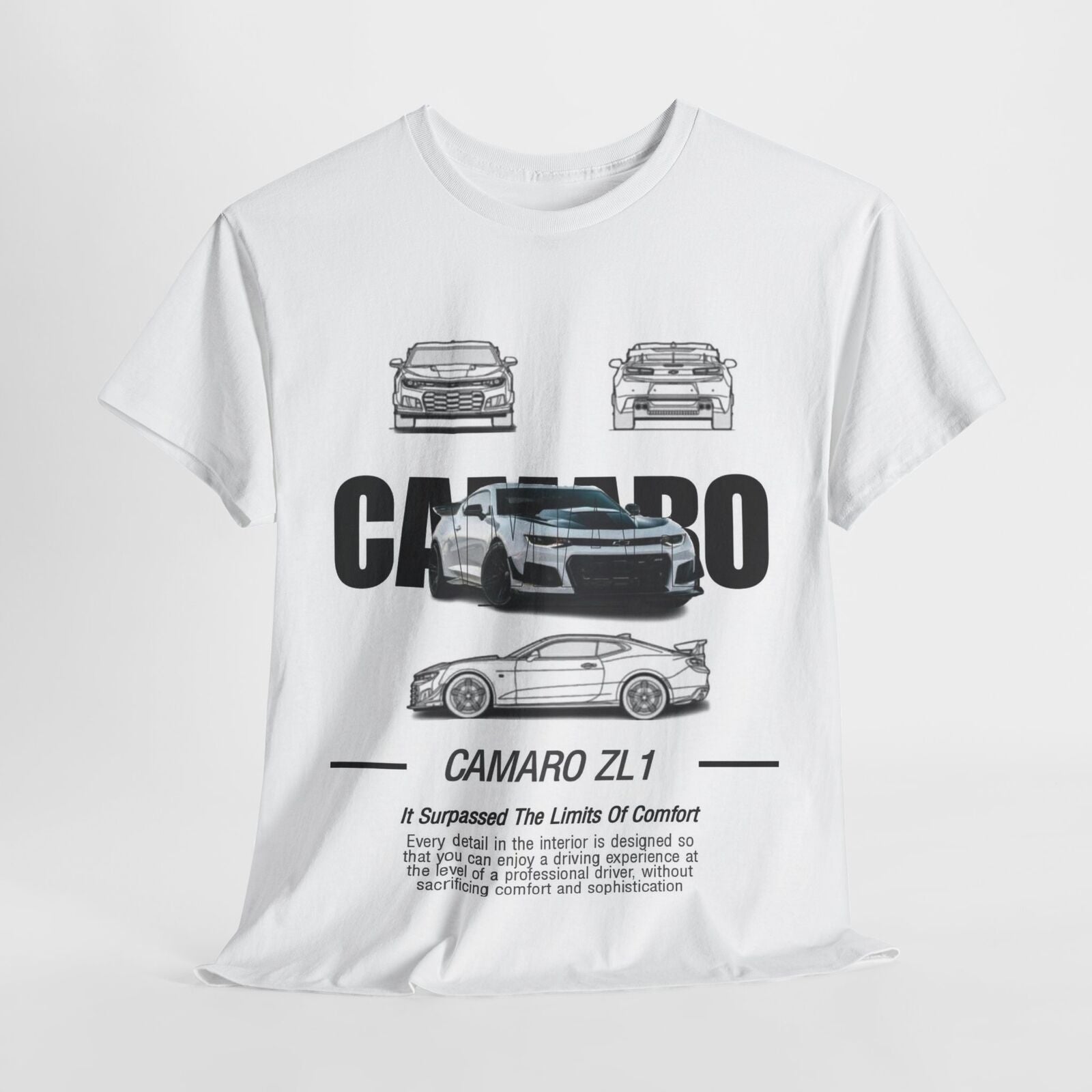 Chevrolet Camaro ZL1 Design Unisex T-Shirt for Men & Women Technical Apparel Tee