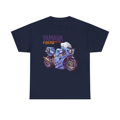 Vibrant Yamaha FZR750 Motorcycle T-Shirt: Bold Design & Endurance Style!