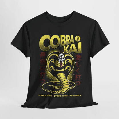 Cobra Kai Unisex T-Shirt with Graphic Logo - Men's & Women's Casual Tee