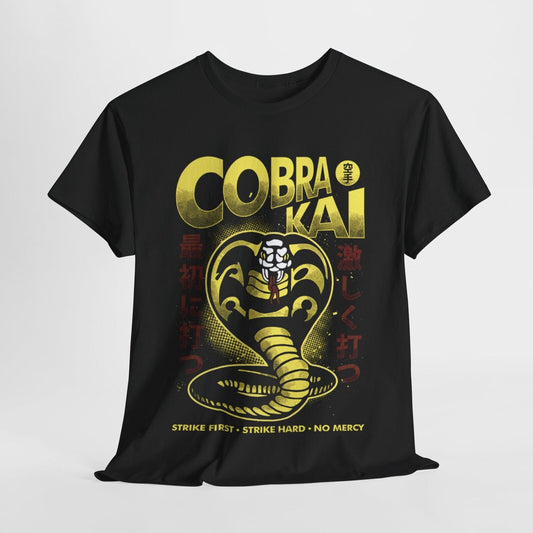 Cobra Kai Unisex T-Shirt with Graphic Logo - Men's & Women's Casual Tee