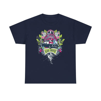 Vintage Car Show T-Shirt: Bold Graphic Design with Glamorous Vegas Vibe!