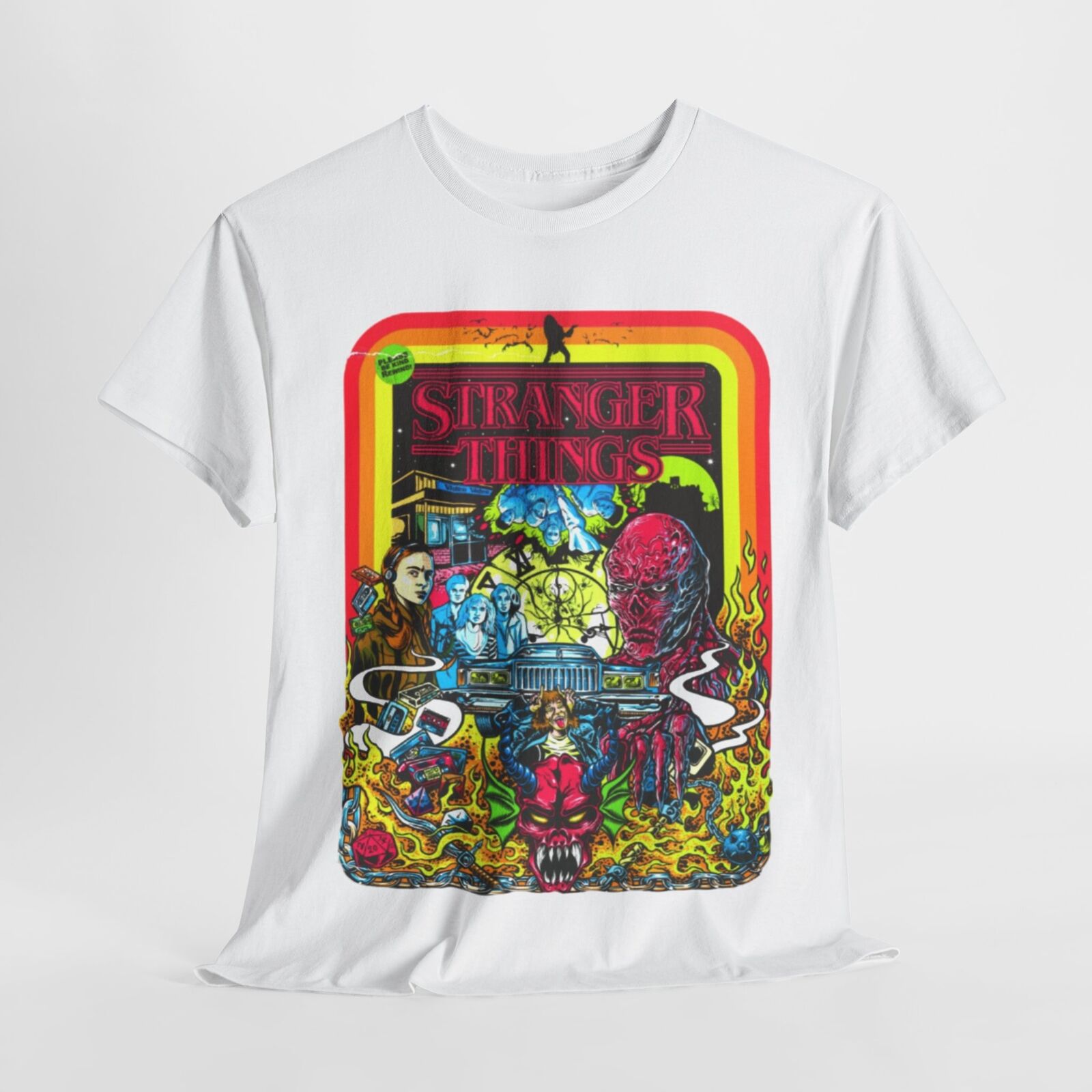 Stranger Things Unisex Graphic Cotton T-Shirt for Men & Women Funny Urban Style