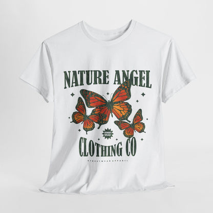 Nature Angel Monarch Butterflies T-Shirt | Trendy Streetwear Apparel Design