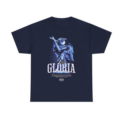 Angel Statue Men's T-Shirt "The Gloria" Vintage Design with Poetic Religious Art