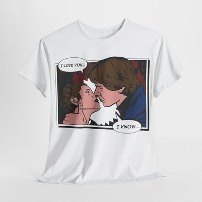 Star Wars I Know Funny Graphic T-Shirt Comic Valentines Mens Tee