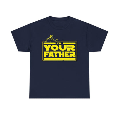Star Wars 'YOUR FATHER' T-Shirt - Bold Jedi Design in Bright Yellow - Must See