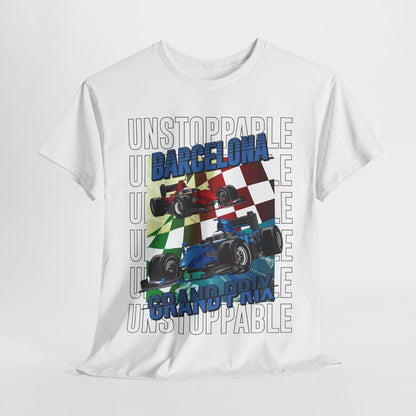Unstoppable Barcelona Grand Prix T-Shirt – Bold Racing Design for Every F1 Fan!