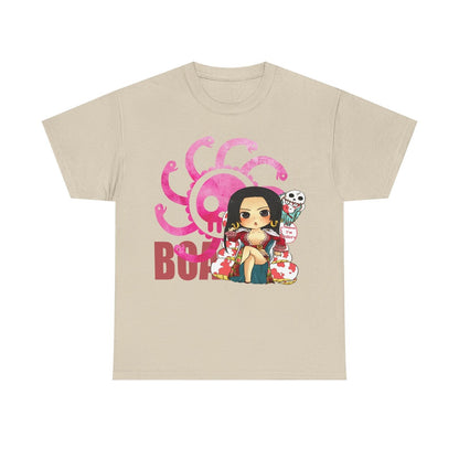 Stylized Boa Hancock Chibi T-Shirt for Men Bold Graphic Tee, Anime Fashion Trend