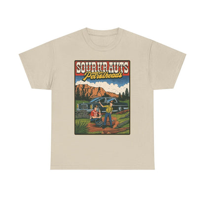 Vintage T-Shirt: Classic Car Adventure Design Outdoor Enthusiasts & Petrolheads