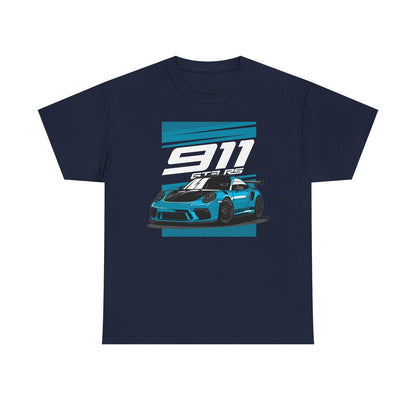 Dynamic Porsche 911 GT3 RS Graphic T-Shirt: Bold Racing Design for Car Lovers!