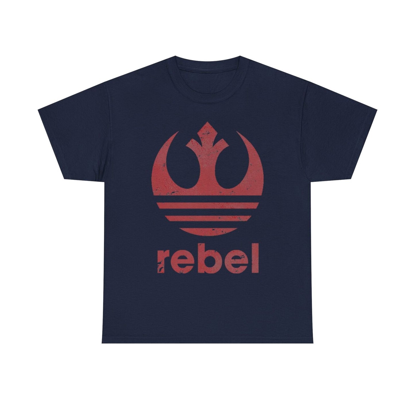Rebel Alliance Star Wars T-Shirt - Distressed Logo Design in Dusty Rose Colors