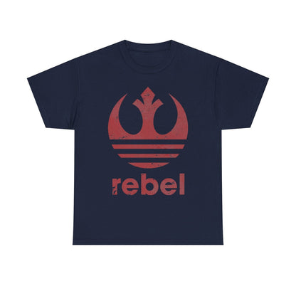 Rebel Alliance Star Wars T-Shirt - Distressed Logo Design in Dusty Rose Colors