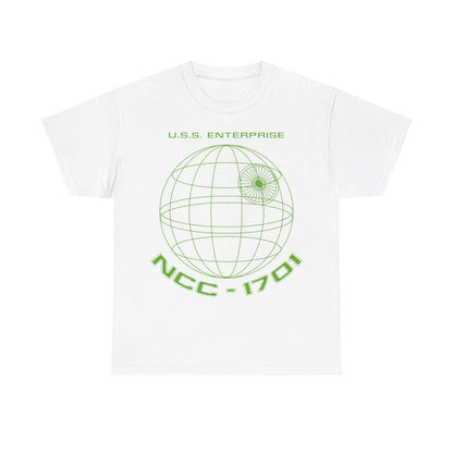 U.S.S. ENTERPRISE Graphic T-Shirt: Bold Star Wars Design for Space Fans!