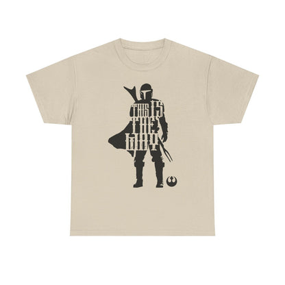 Epic Mandalorian T-Shirt: Distressed "THIS IS THE WAY" Design for Star Wars Fans