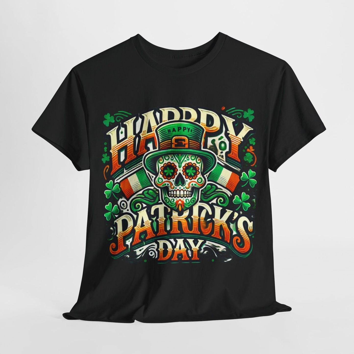 St Patricks Day Unisex Men's Women's Graphic Cotton Funny T Shirt Tee Vintage