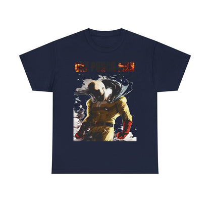 Men's One Punch Man Saitama T-Shirt Anime Art Design, Bold & Dynamic Graphic Tee