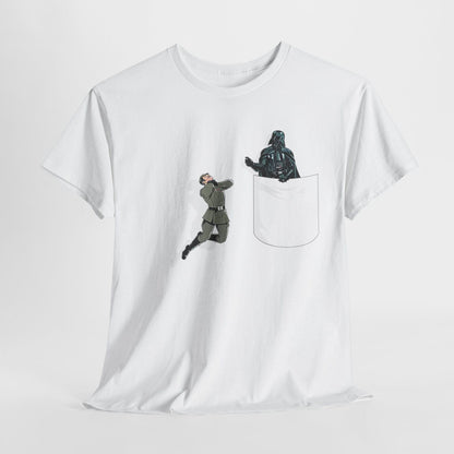 Epic Star Wars T-Shirt: Darth Vader & Imperial Officer Motti Cartoon Adventure!