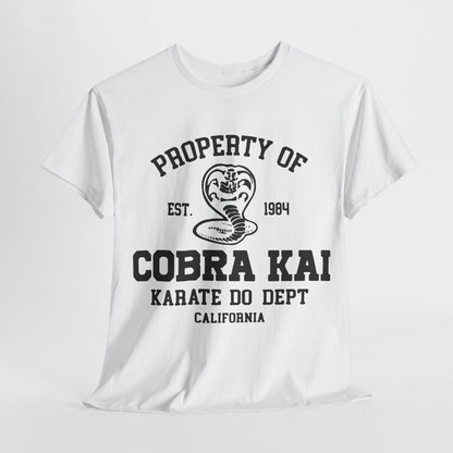 Cobra Kai Unisex T-Shirt with Eagle Fang Logo - Funny Graphic Cotton Tee