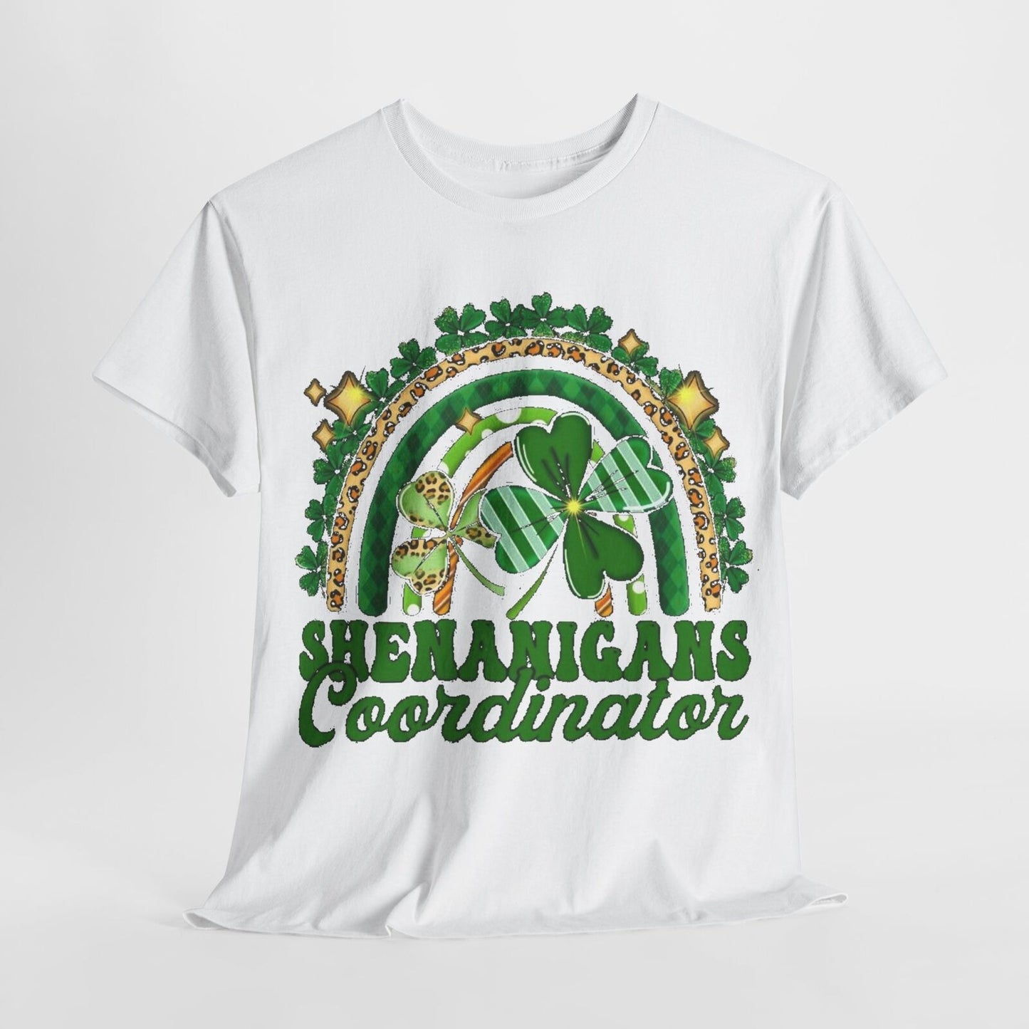 St Patricks Day Sheenanigans  Men's  Graphic Cotton Funny T Shirt Tee Vintage