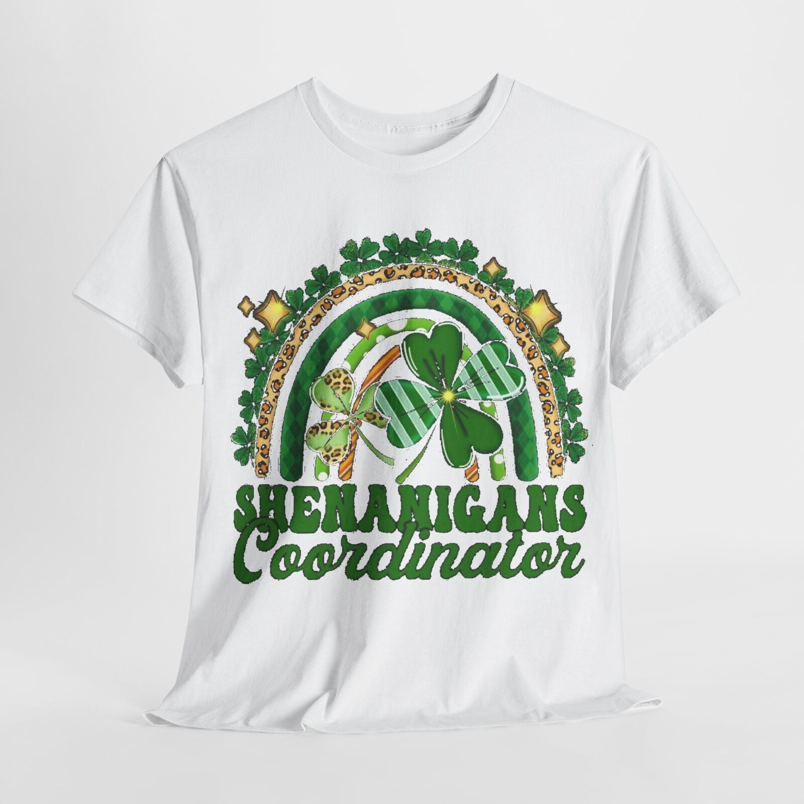 St Patricks Day Sheenanigans  Men's  Graphic Cotton Funny T Shirt Tee Vintage