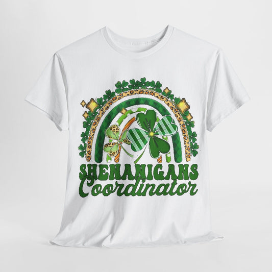 St Patricks Day Sheenanigans  Men's  Graphic Cotton Funny T Shirt Tee Vintage