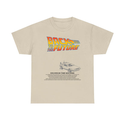 Epic DeLorean Time Machine T-Shirt: Back to the Future Graphic Design Magic!
