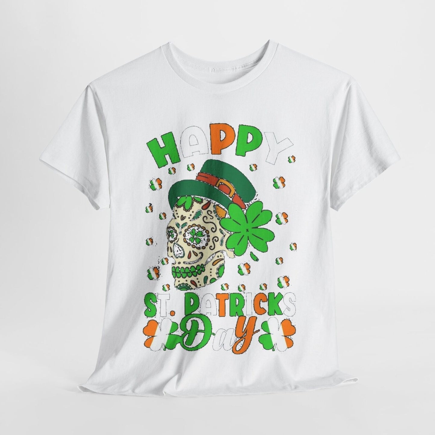 St Patricks Day Unisex Men's Women's Graphic Cotton Funny T Shirt Tee Vintage