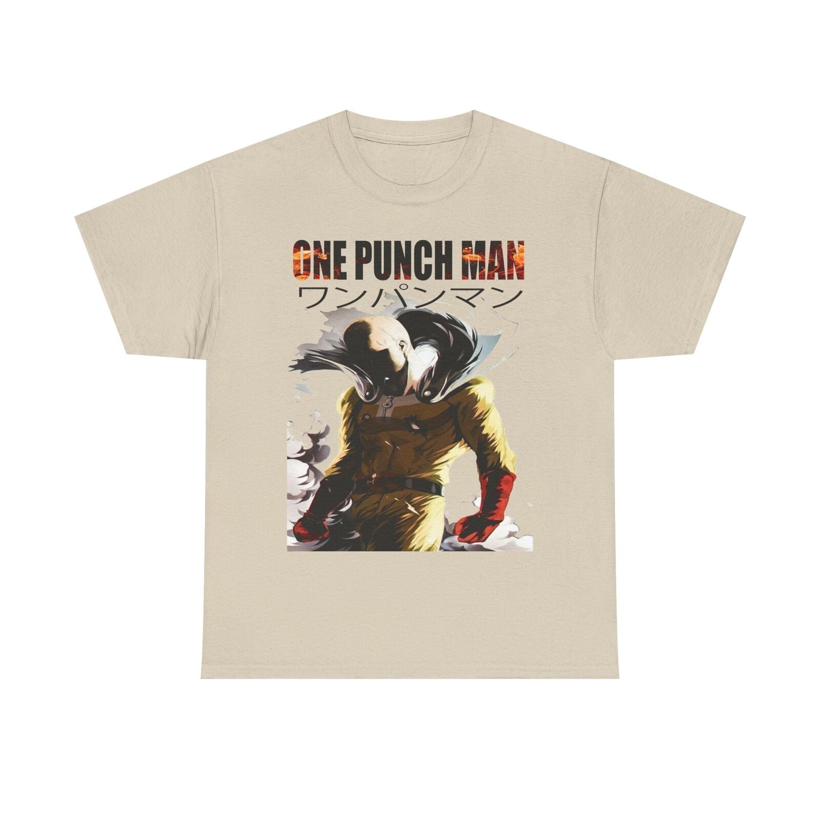 Men's One Punch Man Saitama T-Shirt Anime Art Design, Bold & Dynamic Graphic Tee