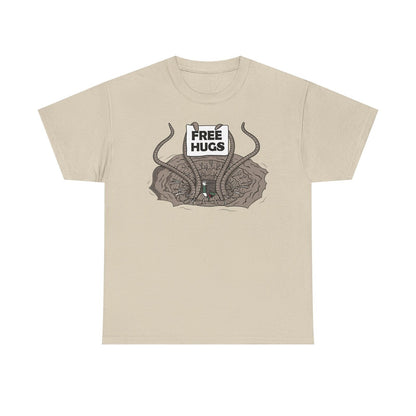 Star Wars Sarlacc Pit Free Hugs T-Shirt: Funny Alien Monster Design for Fans!