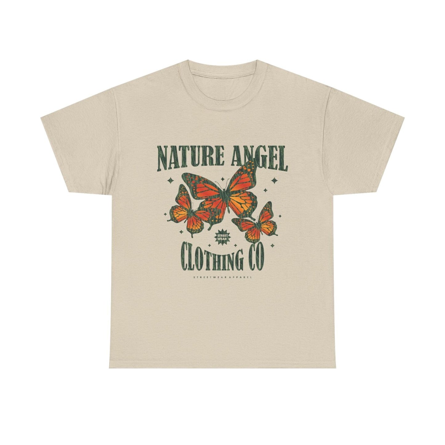 Nature Angel Monarch Butterflies T-Shirt | Trendy Streetwear Apparel Design