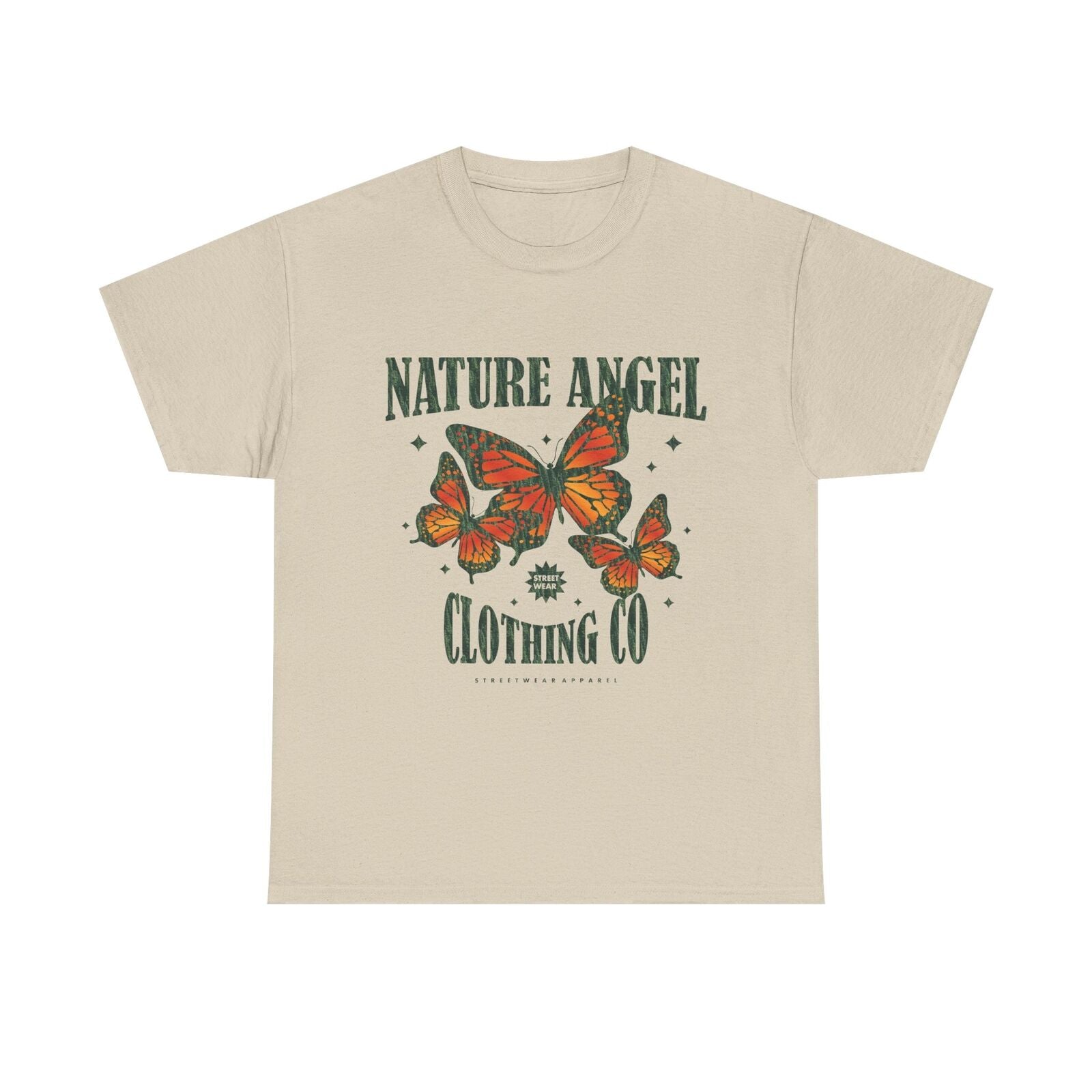 Nature Angel Monarch Butterflies T-Shirt | Trendy Streetwear Apparel Design