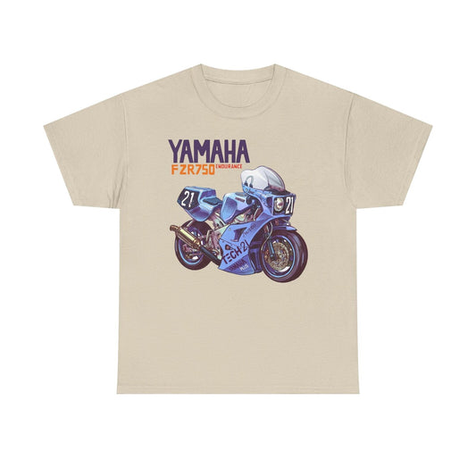 Vibrant Yamaha FZR750 Motorcycle T-Shirt: Bold Design & Endurance Style!
