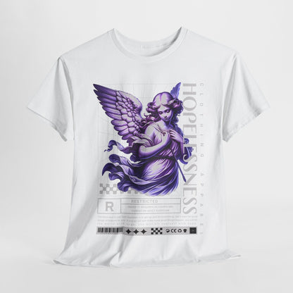 Mens T-Shirt Featuring Hopefulness Angel Design Inspired by Overcoming Struggles