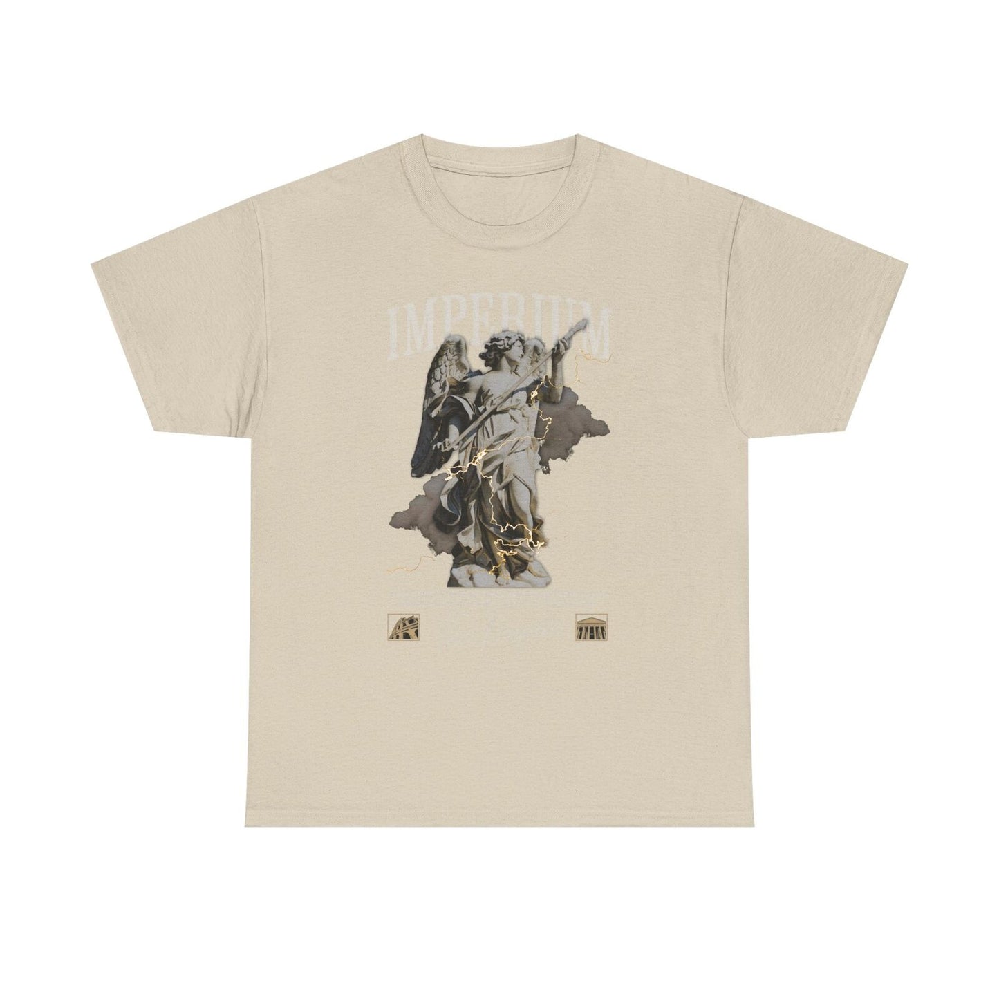 Men's T-Shirt with Winged Angel Graphic, Imperium, Legacy of Empires Artistry