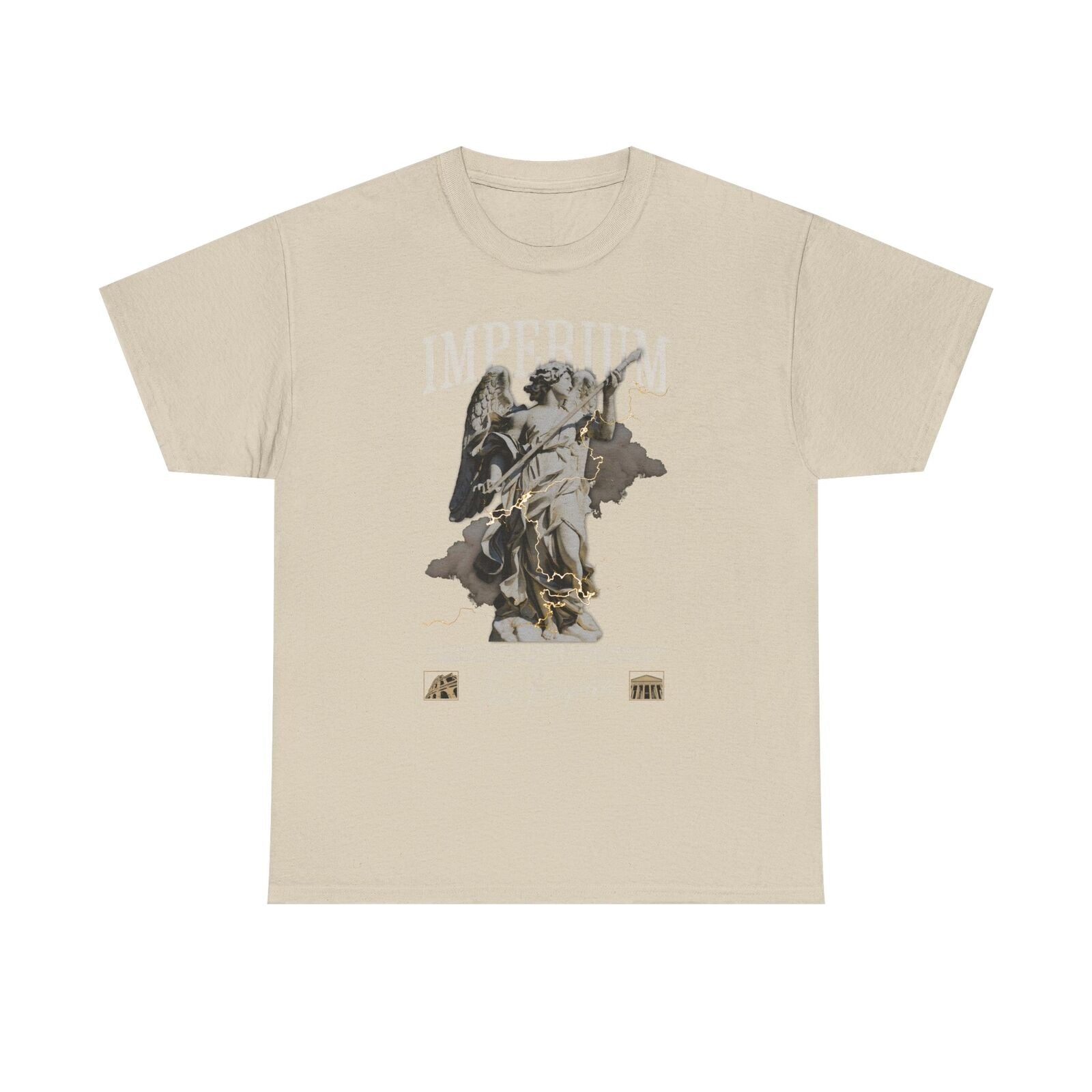 Men's T-Shirt with Winged Angel Graphic, Imperium, Legacy of Empires Artistry