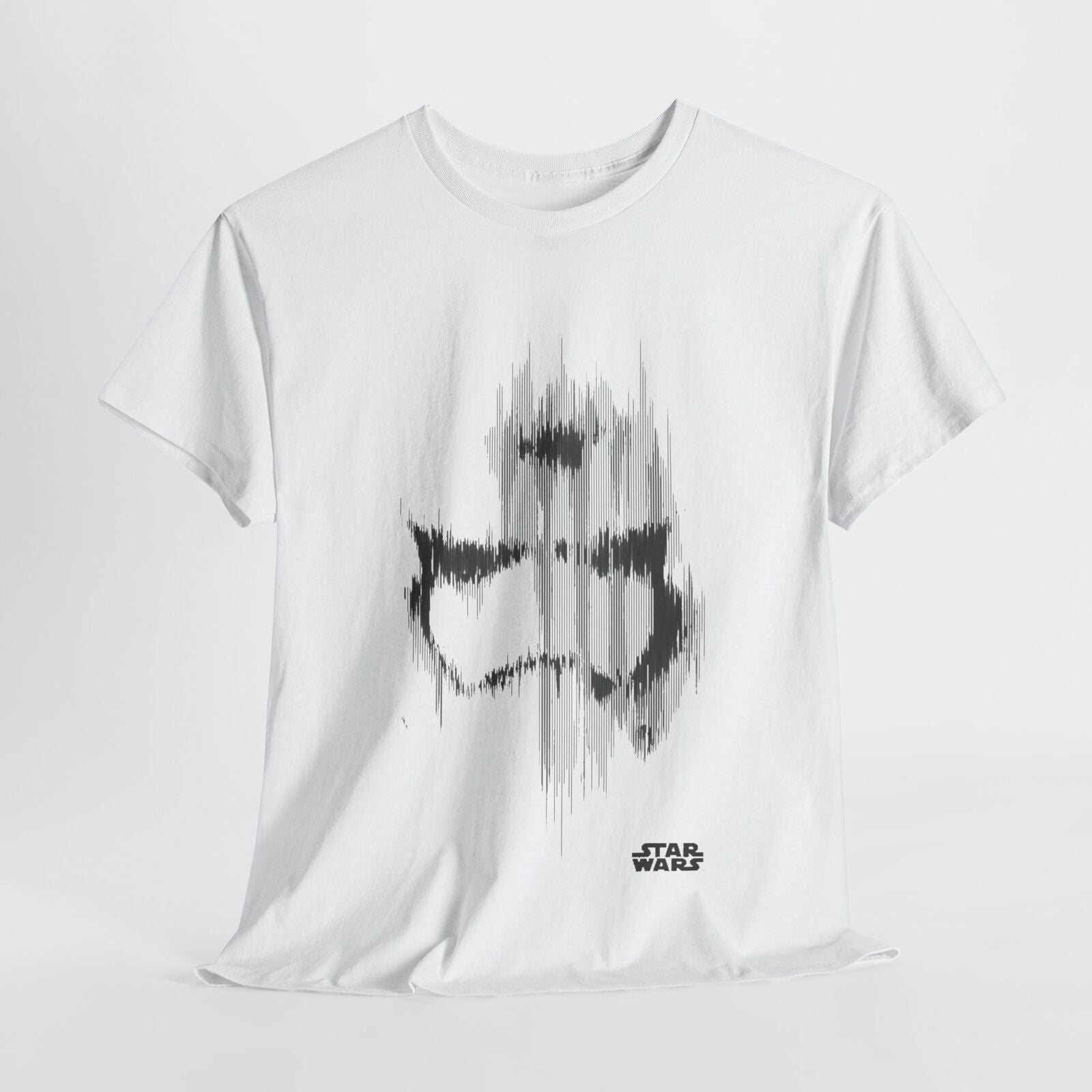 Star Wars Stormtrooper Glitch Effect T-Shirt Mens Graphic Tee Sci-Fi Fan Apparel